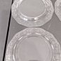 Vintage Fostoria Etched Morning Glory Salad Plates 7 1/2" In. Etch #313 Set of 4