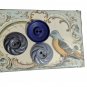 3 Different Vintage Plastic Pinwheel 2 Hole Sewing Buttons Crafts 1" on Card