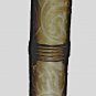 Vintage Avon Lipstick Case Empty Gold Toned Brocade Pattern Metal Refillable
