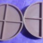 Vtg Stetson Corp Melmac Salt Pepper Shakers Cafe Brown White Mid Century Modern