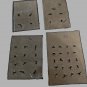 4 New Made Cards Vtg Mostly Pearl 7/16" - 7/8" UNBRANDED Buttons 41 Total Pcs
