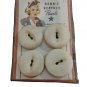4 New Made Cards Vtg Mostly Pearl 7/16" - 7/8" UNBRANDED Buttons 41 Total Pcs