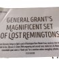 General Grants Magnificent Set of Lost Remingtons Print Article by S.P. Fjestad