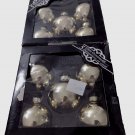 Vintage Glass Christmas Ornaments Garden Ridge Set of 10 Gold With Boxes