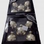 Vintage Glass Christmas Ornaments Garden Ridge Set of 10 Gold With Boxes