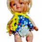 Vintage 1966 Uneeda Doll Baby PeeWee Girl Original Clothing Bendable Limbs 4"