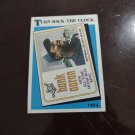 1989 Topps Baseball Card #663 Hank Aaron Turn Back The Clock 1974 Atlanta Braves