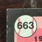 1989 Topps Baseball Card #663 Hank Aaron Turn Back The Clock 1974 Atlanta Braves