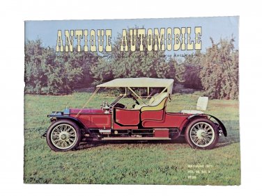 Antique Automobile May-June 1971 Antique Auto Club 1910 Rolls Royce Buick Eights