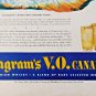 1944 Seagram's  V.O. Canadian Whiskey Print Ad For Men Who Plan Beyond Tomorrow