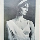 Vtg 1965 Warner’s Little Fibber Bra Print Ad 10.125 X 13.125 Woman In Lingerie
