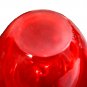 Candy Apple Red Hand Blown Art Glass Apple Paperweight Vtg MCM Heavy Blenko?
