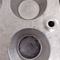 Vintage Unbranded Aluminum Cupcake Muffin Tin Made In USA Nice Decor USE Bake