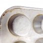 Vintage Unbranded Aluminum Cupcake Muffin Tin Made In USA Nice Decor USE Bake