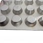 Vintage Unbranded Aluminum Cupcake Muffin Tin Made In USA Nice Decor USE Bake