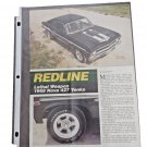 Redline 1969 Nova 427 Yenko Lethal Weapon, 1994 Cars & Parts Print Article