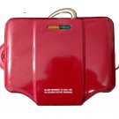 Bella Ultimate Brownie Maker 900 Watts Makes 8 Brownies Holiday Time Red EUC
