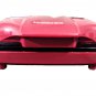 Bella Ultimate Brownie Maker 900 Watts Makes 8 Brownies Holiday Time Red EUC