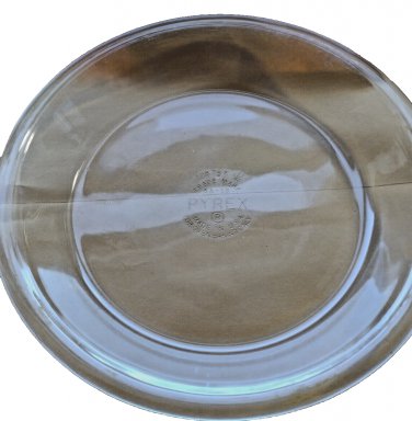 Vintage 1950's PYREX 208 Small Pie Plate Tart Dish Clear Glass 7.50 X 1.25 In.