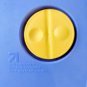 Tupperware Rock N Serve Divided Dish 3990 Rectangular w/Blue Lid Vent 3 Sections