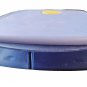 Tupperware Rock N Serve Divided Dish 3990 Rectangular w/Blue Lid Vent 3 Sections