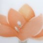 2 Vintage Corelle Peach Floral Dessert Bread Salad Plates 7 1/4â Corning USA