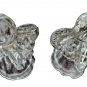 Set of 2 Biedermann Mini Glass Candle Holder Angels for Small Taper Candles