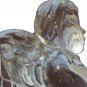 Set of 2 Biedermann Mini Glass Candle Holder Angels for Small Taper Candles