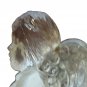 Set of 2 Biedermann Mini Glass Candle Holder Angels for Small Taper Candles