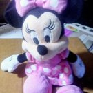 Disney Minnie Mouse Plush Toy Pink Dress with White Dots Happy Helpers Singing