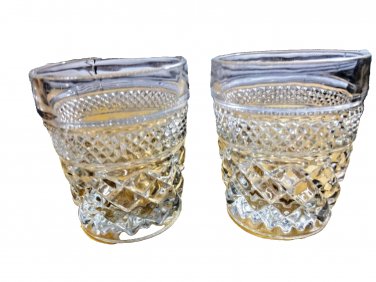 MCM Wexford Old Fashioned On the Rocks Tumblers 8 Oz Set of 2 Anchor Hocking