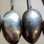 6 Pcs Vintage 1847 Rogers Bros Old Colony Silverplate Flatware Teaspoons 5 7/8"