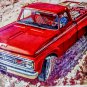 1964 FORD 100 PICKUP TRUCK Print Ad "Toughness and comfort ride together"