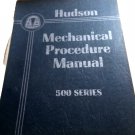 1950 Hudson 500 Series Mechanical Procedure Shop Manual Repair Service