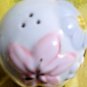 Unbranded Ceramic Salt and Pepper Shakers With Floral Design 3" Tall Made China