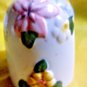 Unbranded Ceramic Salt and Pepper Shakers With Floral Design 3" Tall Made China