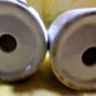Unbranded Ceramic Salt and Pepper Shakers With Floral Design 3" Tall Made China