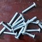 8 Vtg Amerock 155-1 Brass 4 1/4" Drawer Pulls Cabinet Handles 3" CC Bronzed EUC