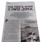 The Men and Guns of Iwo Jima -  2020 Print Magazine Article By Martin K.A Morgan