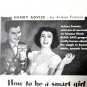 Vtg 1944 Hinds for Hands Cream Print Ad Arlene Francis How To Be A Smart Girl