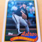 1989 Topps #341 Jim Deshaies Astros Raw Ungraded Excellent