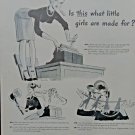 Vtg 1944 Royal Typewriter Print Ad, Is this what little girls are made for ?