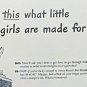 Vtg 1944 Royal Typewriter Print Ad, Is this what little girls are made for ?