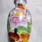 Vintage Chinese Export Mini Floral Vase Gold Detail Porcelain Bud Asian 4”