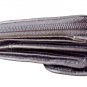 Dopp Black Leather Womens Bifold Clutch Wallet with Zipper Pocket Size 4x5x1