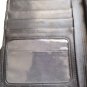 Dopp Black Leather Womens Bifold Clutch Wallet with Zipper Pocket Size 4x5x1