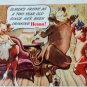 1943 Borden's Hemo Chocolate Milk Elsie The Cow Walter Early Vintage Print Ad
