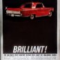 Vintage 1963 Mercury Meteor Print Magazine Ad 2 Door Hardtop Red Coupe Brilliant