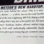 Vintage 1963 Mercury Meteor Print Magazine Ad 2 Door Hardtop Red Coupe Brilliant