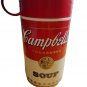 Vintage 1998 Campbell's Soup Can-tainer Thermos Hot or Cold Lunch with Lid/Cup